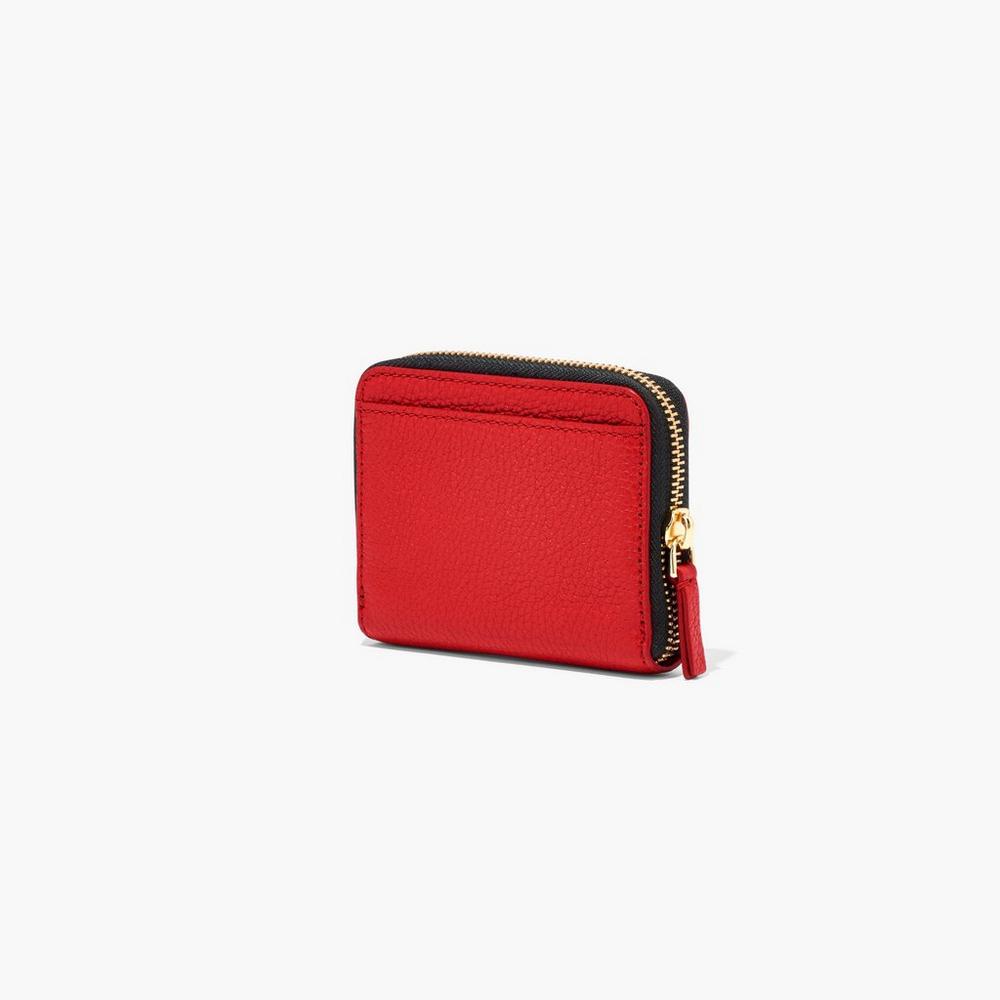 Carteras Pequeñas Marc Jacobs Cuero Zip Around Mujer Rojos | 78342SRTU