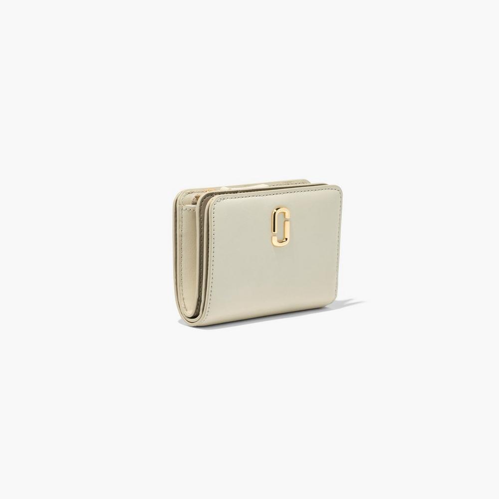 Carteras Pequeñas Marc Jacobs J Marc Mini Compact Mujer Blancos | 54719YIRD