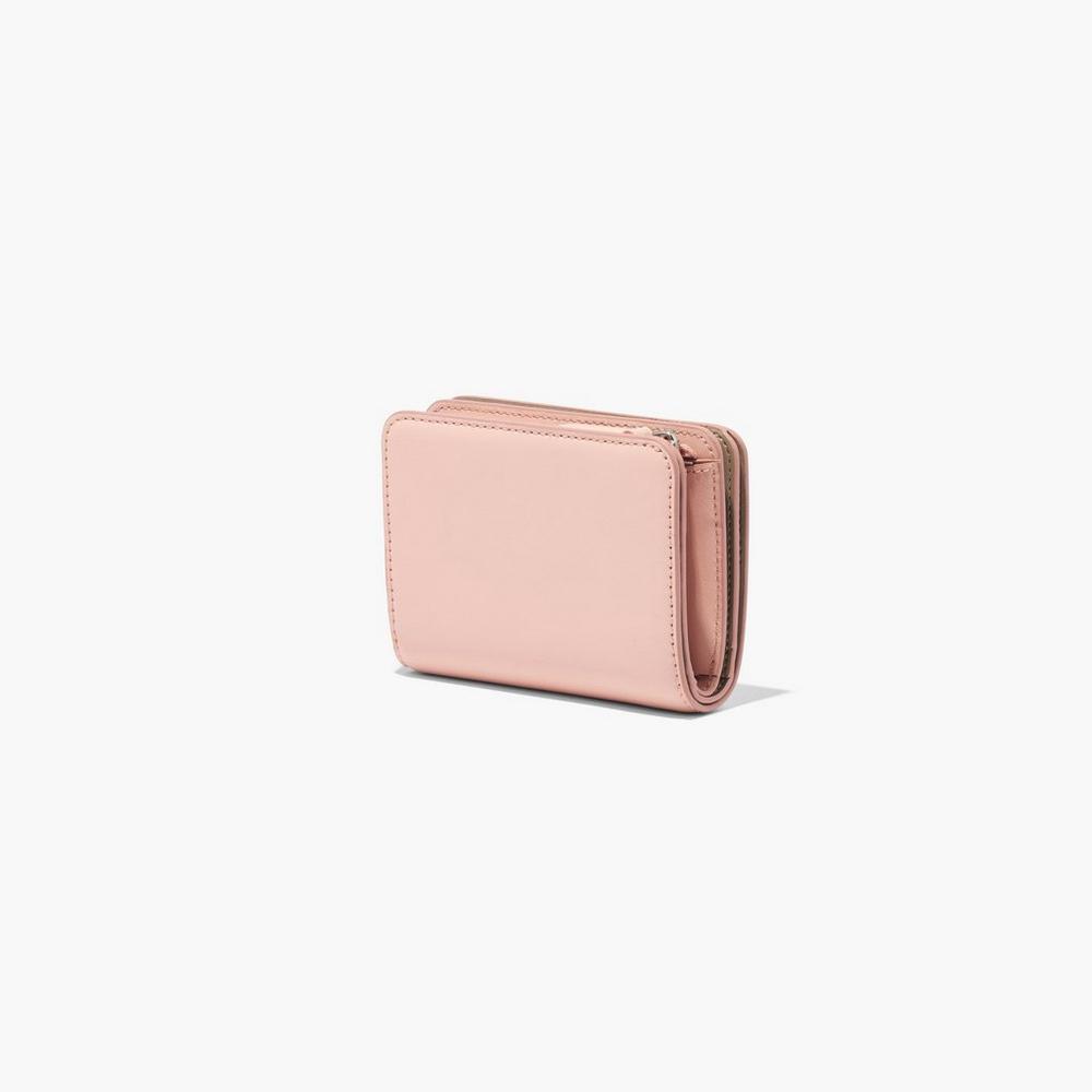 Carteras Pequeñas Marc Jacobs J Marc Mini Compact Mujer Rosas | 69412UAQP