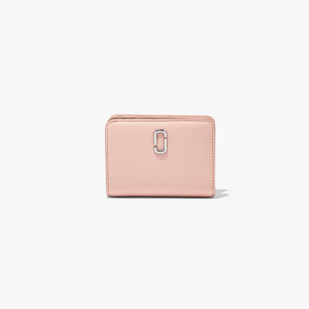 Carteras Pequeñas Marc Jacobs J Marc Mini Compact Mujer Rosas | 69412UAQP