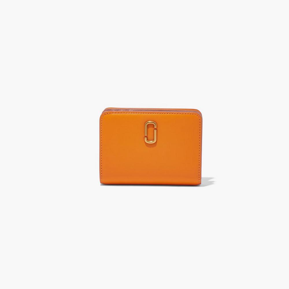 Carteras Pequeñas Marc Jacobs J Marc Mini Compact Mujer Darkorange | 91483HOJW