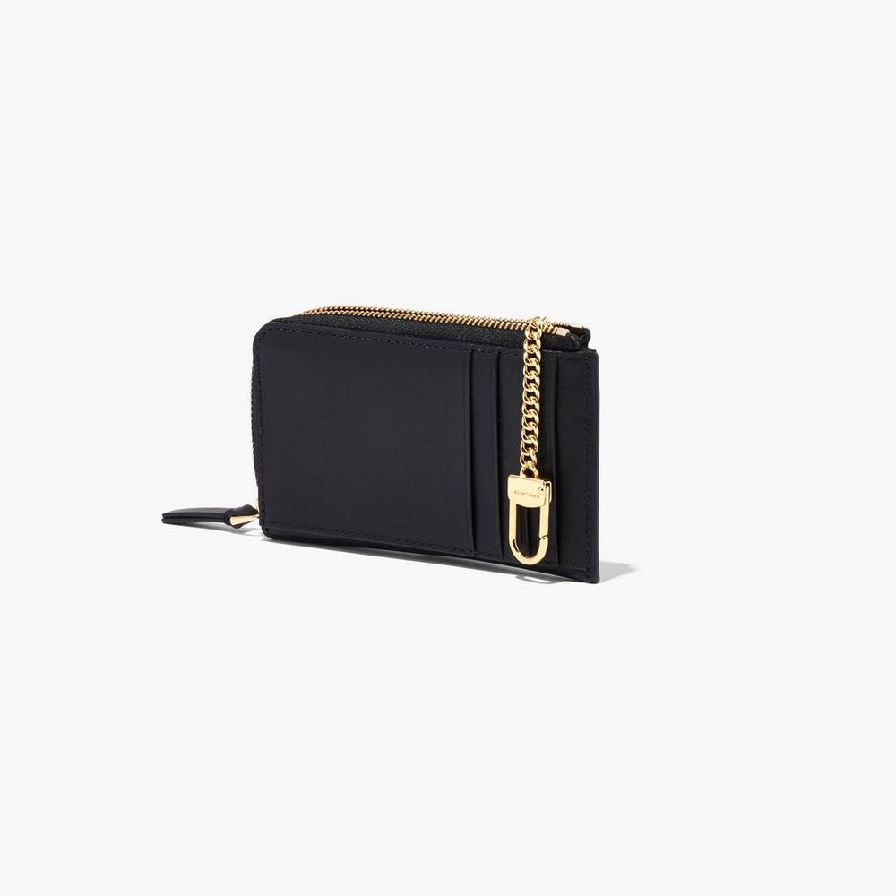 Carteras Pequeñas Marc Jacobs J Marc Top Zip Multi Mujer Negros | 35109DNPI