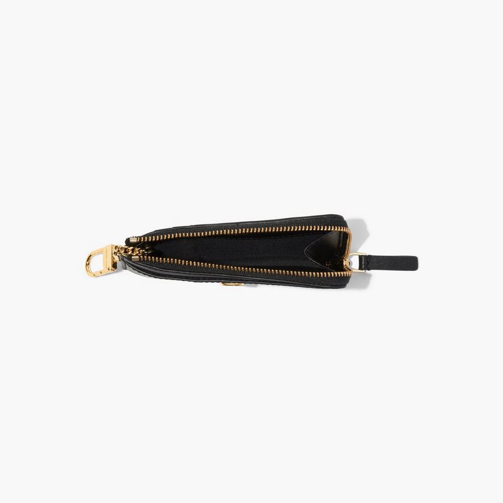 Carteras Pequeñas Marc Jacobs J Marc Top Zip Multi Mujer Negros | 35109DNPI