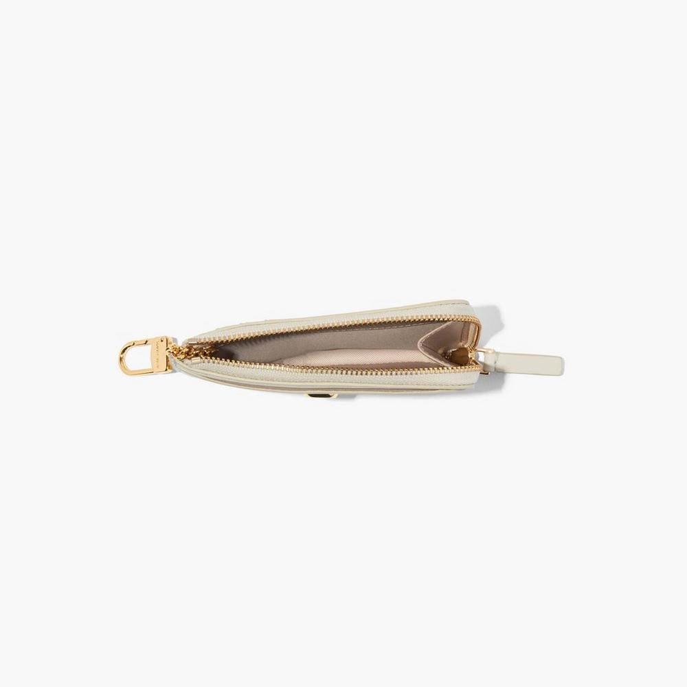 Carteras Pequeñas Marc Jacobs J Marc Top Zip Multi Mujer Blancos | 42381QFCN