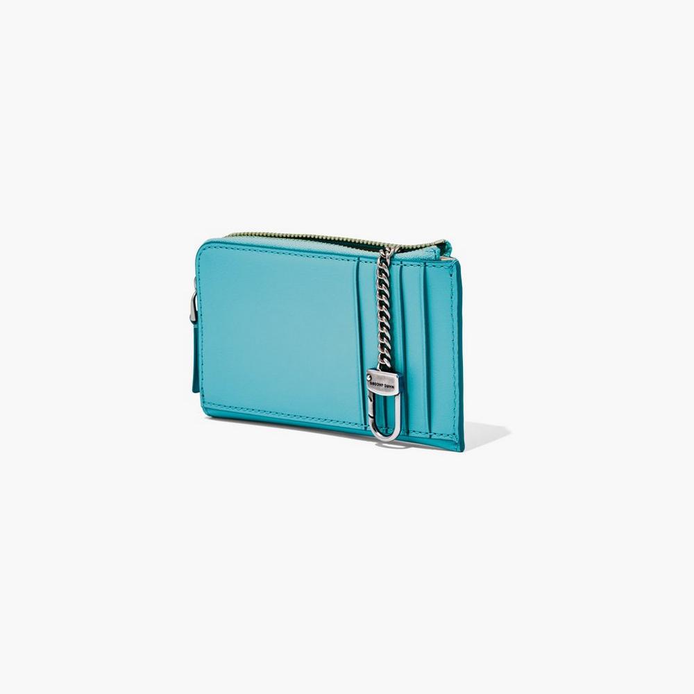Carteras Pequeñas Marc Jacobs J Marc Top Zip Multi Mujer Darkturquoise | 49572CVON
