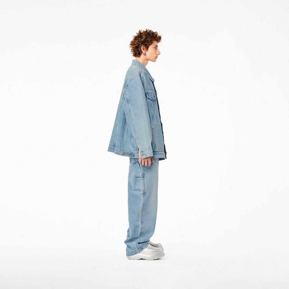 Chaquetas Marc Jacobs Denim Trucker Mujer Azules | 95374CKJA