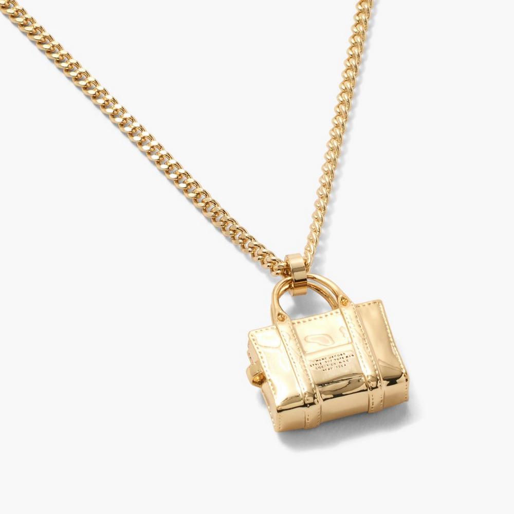 Collar Marc Jacobs Charm Mujer Azules Dorados | 52789DHTK