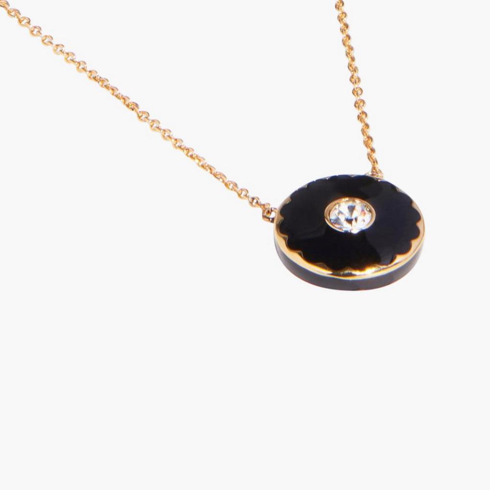 Collar Marc Jacobs Medallion Pendant Mujer Negros Dorados | 45218CZTR