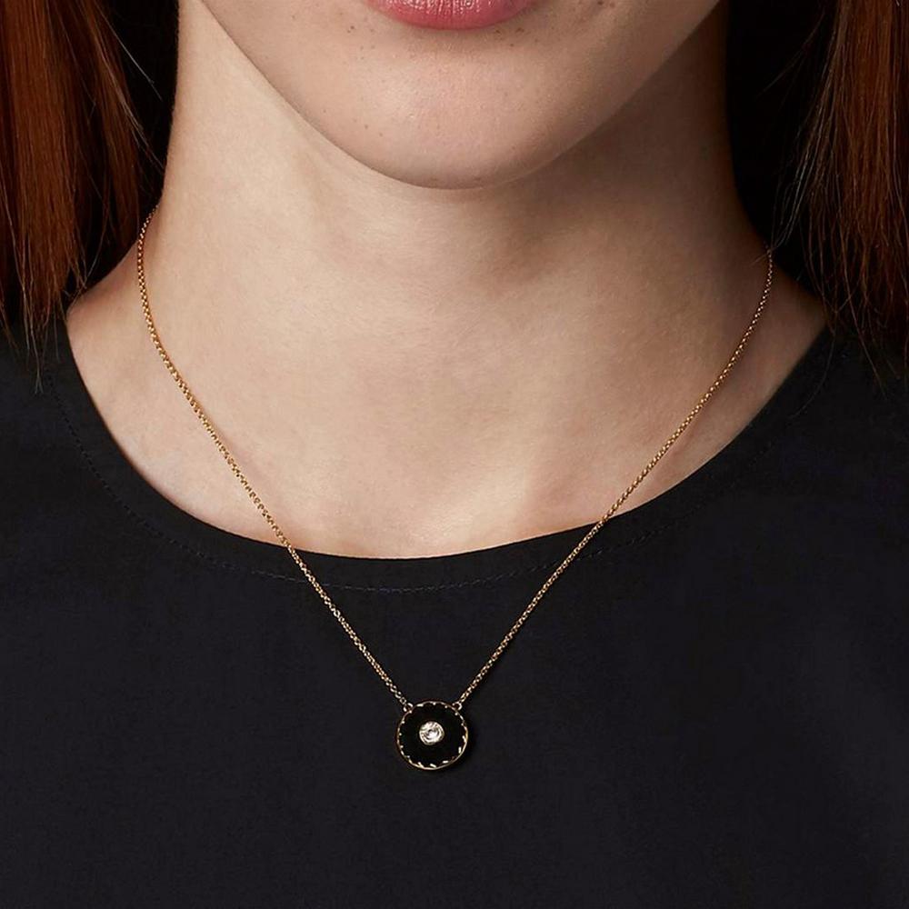 Collar Marc Jacobs Medallion Pendant Mujer Negros Dorados | 45218CZTR
