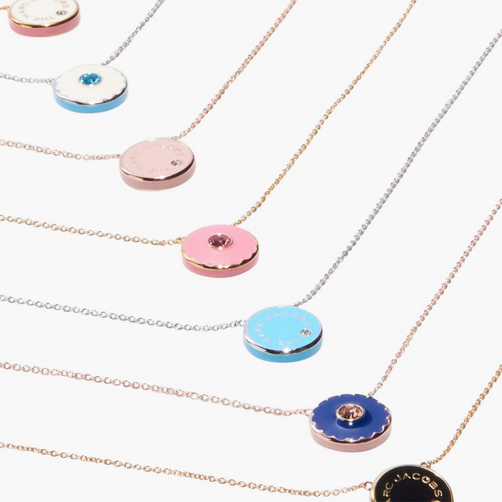 Collar Marc Jacobs Medallion Pendant Mujer Negros Dorados | 45218CZTR