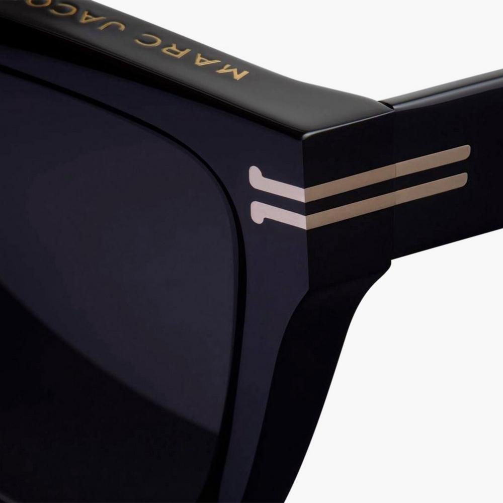 Lentes De Sol Marc Jacobs Icon Edge Oversized Square Mujer Negros | 85136CFNJ