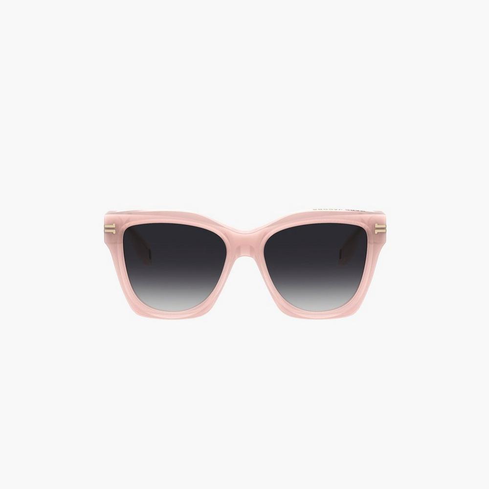 Lentes De Sol Marc Jacobs Icon Edge Oversized Square Mujer Rosas | 98654RUHY