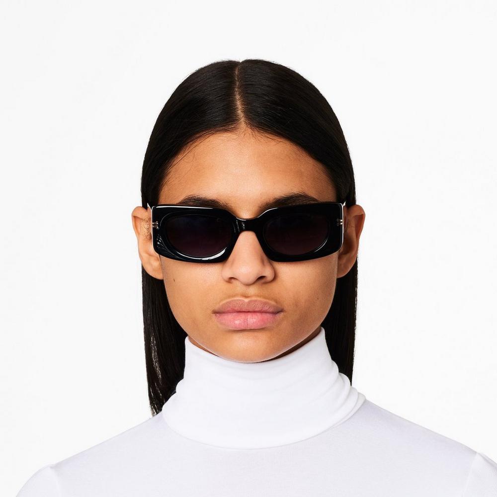 Lentes De Sol Marc Jacobs Icon Rectangular Mujer Negros | 07563PVLO