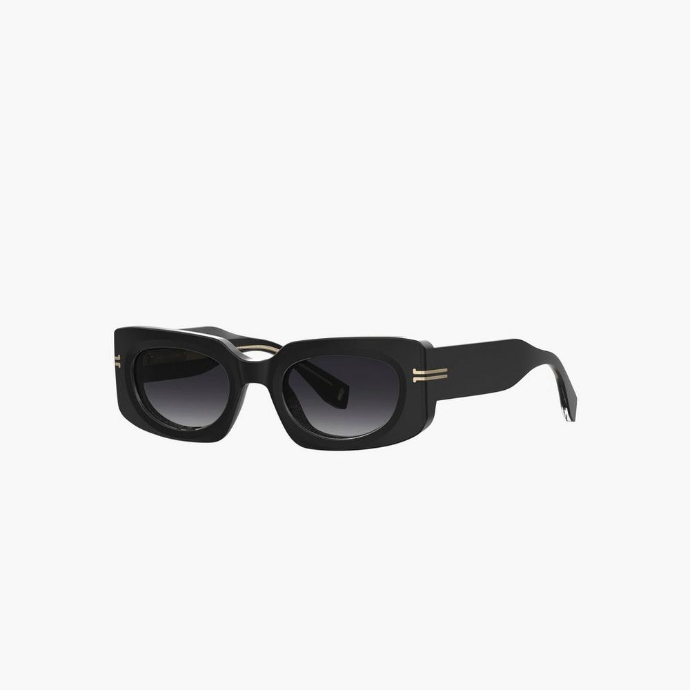 Lentes De Sol Marc Jacobs Icon Rectangular Mujer Negros | 07563PVLO