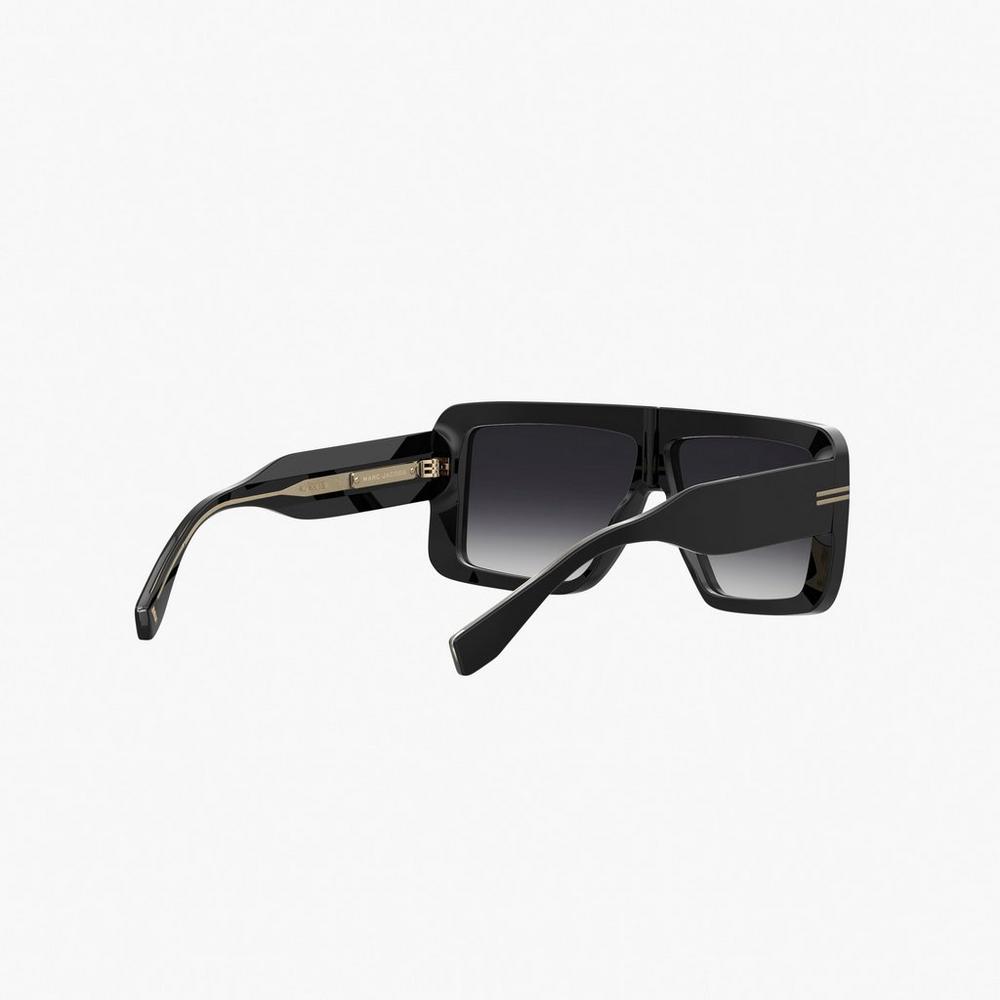 Lentes De Sol Marc Jacobs Icon Rectangular Mujer Negros | 43986AZGT