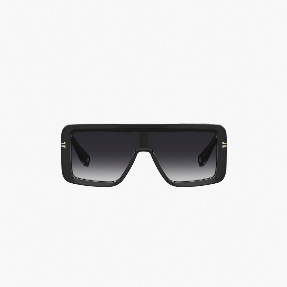 Lentes De Sol Marc Jacobs Icon Rectangular Mujer Negros | 43986AZGT
