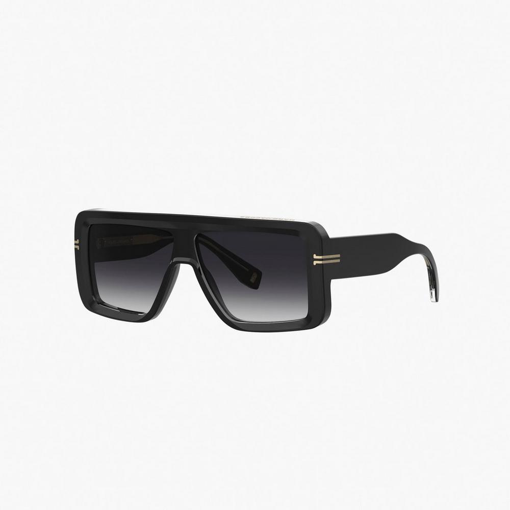 Lentes De Sol Marc Jacobs Icon Rectangular Mujer Negros | 43986AZGT