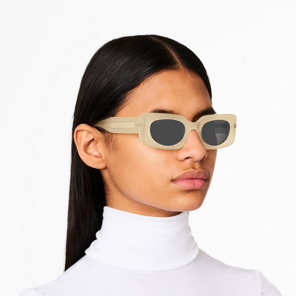 Lentes De Sol Marc Jacobs Icon Rectangular Mujer Amarillos | 58042EKPB