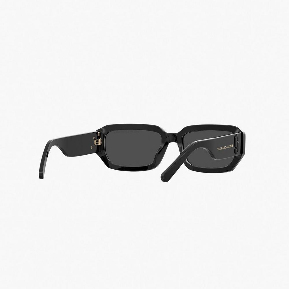 Lentes De Sol Marc Jacobs J Marc Rectangular Mujer Negros | 12953CBHU