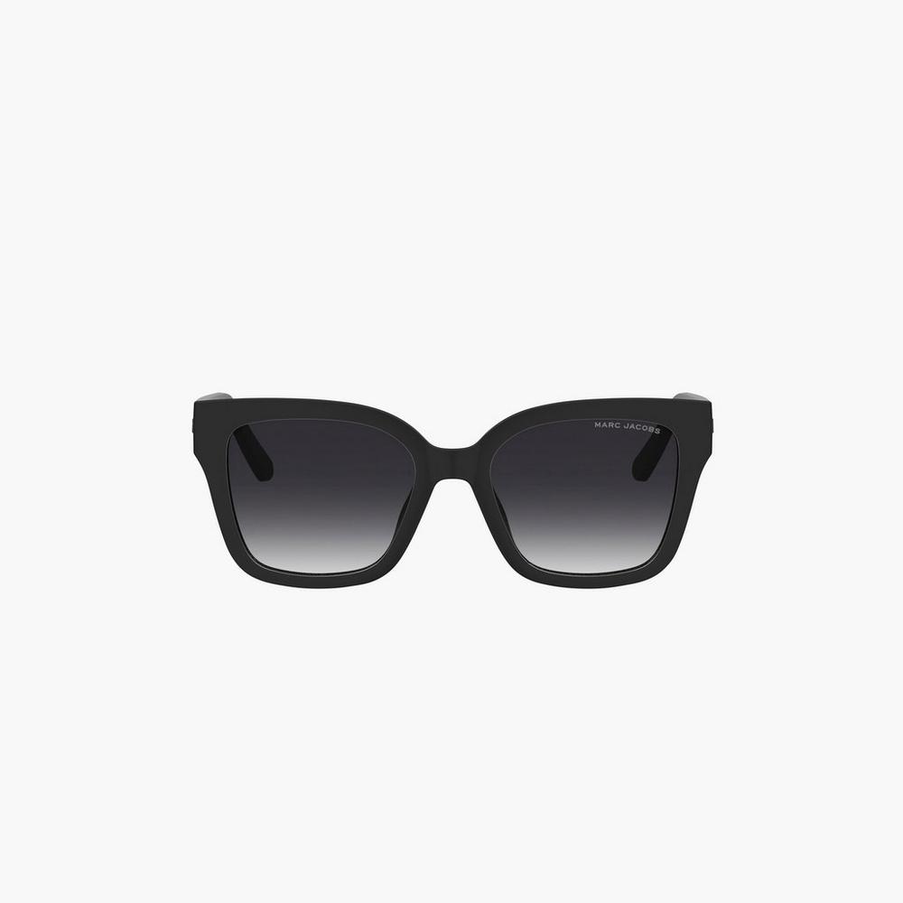 Lentes De Sol Marc Jacobs Square Mujer Negros | 26487ZEVP