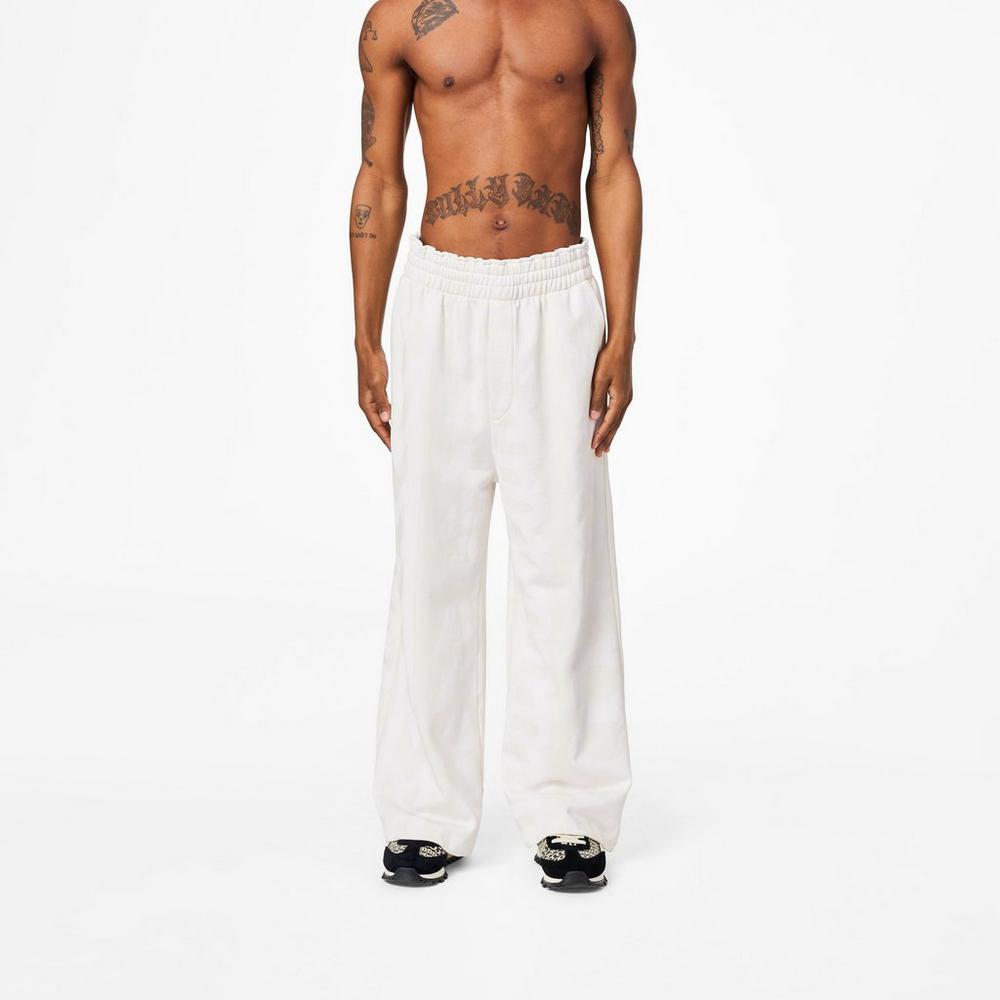 Pantalones Marc Jacobs Monogram Oversized Sweatpants Mujer Blancos | 37205WJNY