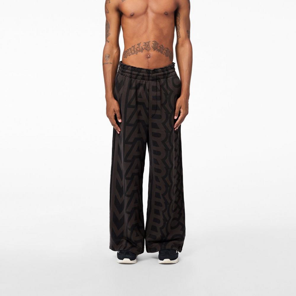 Pantalones Marc Jacobs Monogram Oversized Sweatpants Mujer Negros | 92704EHVJ