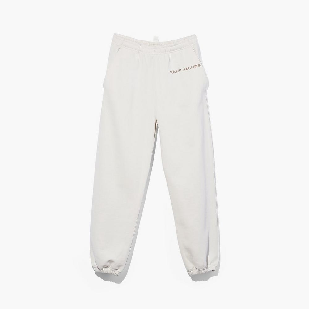 Pantalones Marc Jacobs Sweatpant Mujer Blancos | 43596VYSL