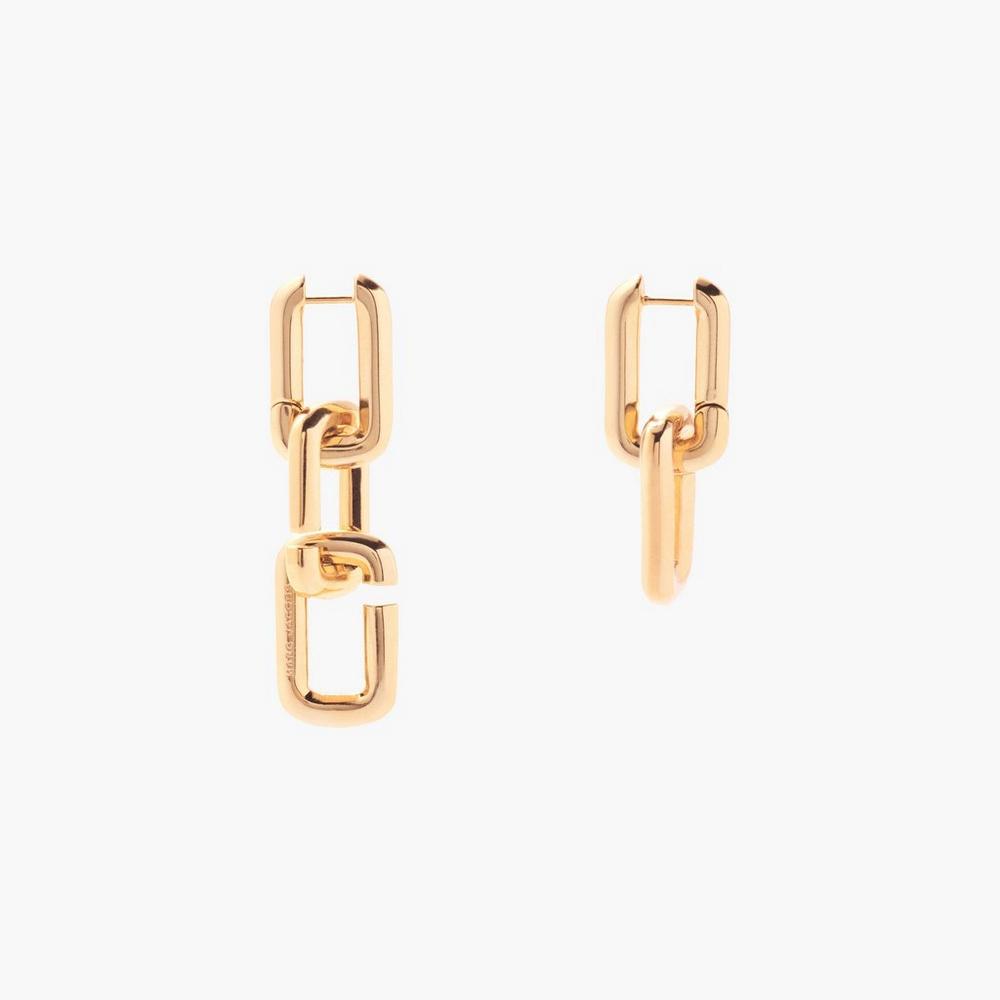 Pendientes Marc Jacobs J Marc Chain Links Mujer Dorados | 01462DOVH