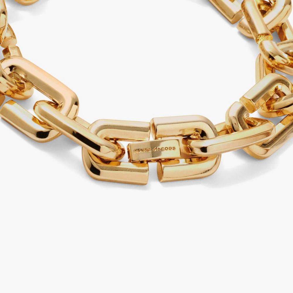 Pulsera Marc Jacobs J Marc Chain Link Mujer Dorados | 05219PBRM
