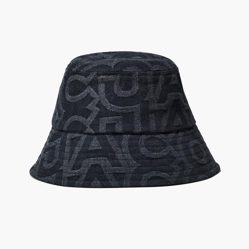 Sombreros Marc Jacobs Monogram Bucket Mujer Negros | 30946TZSE