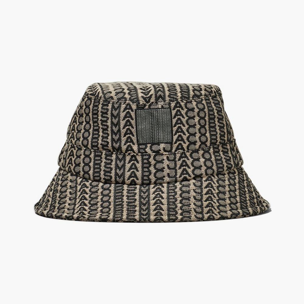 Sombreros Marc Jacobs Monogram Bucket Mujer Beige Multicolor | 80154IKBG
