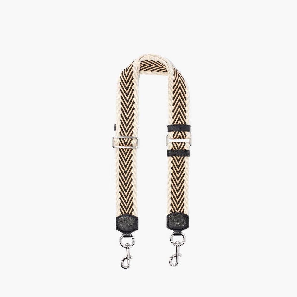 Strap Marc Jacobs Arrow Webbing Mujer Negros Multicolor | 68501KOGV