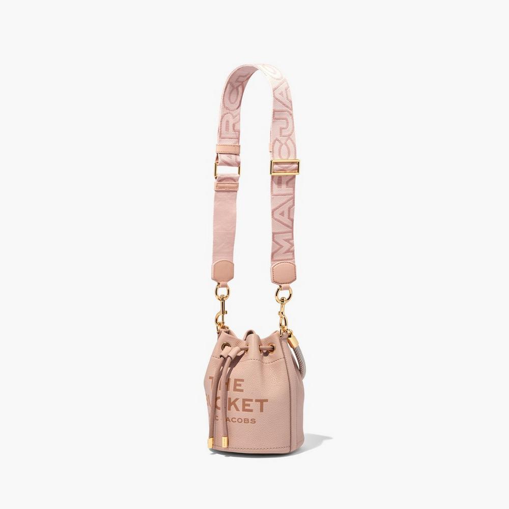 Strap Marc Jacobs Outline Logo Webbing Mujer Rosas Multicolor | 14268URVZ