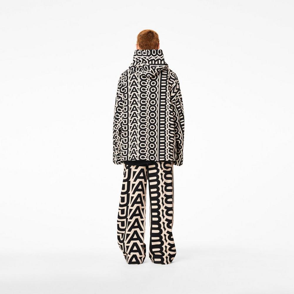 Sudadera Con Capucha Marc Jacobs Monogram Oversized Mujer Negros | 14826KCOR