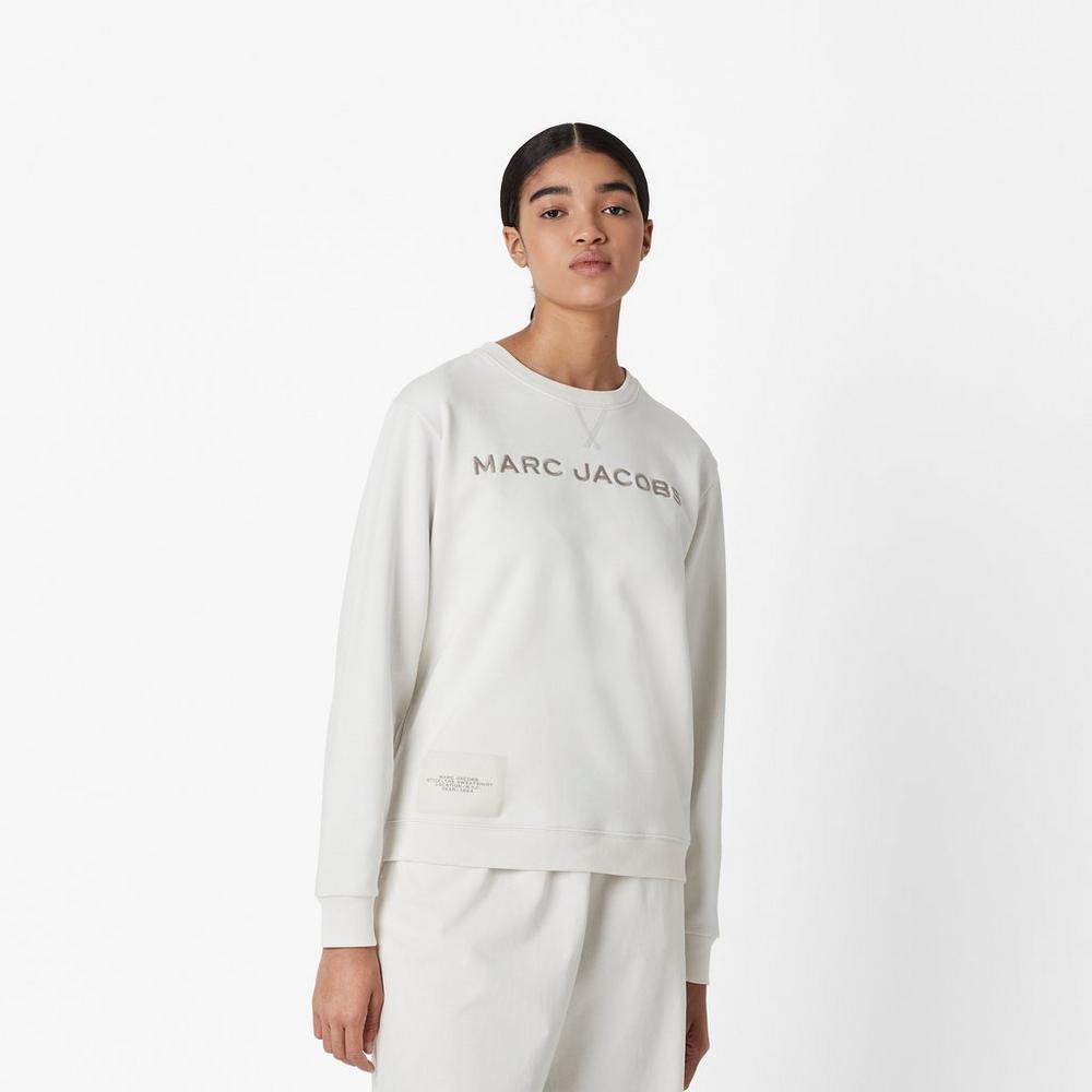 Suéteres Marc Jacobs Sweatshirt Mujer Blancos | 05247UBVE