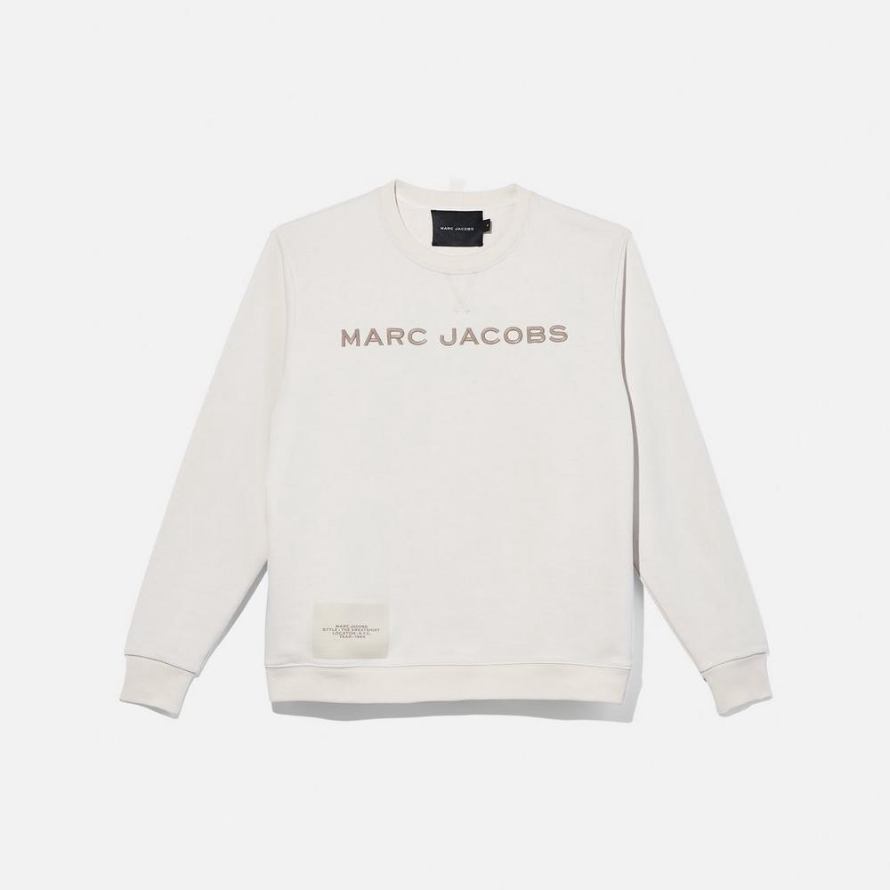 Suéteres Marc Jacobs Sweatshirt Mujer Blancos | 05247UBVE