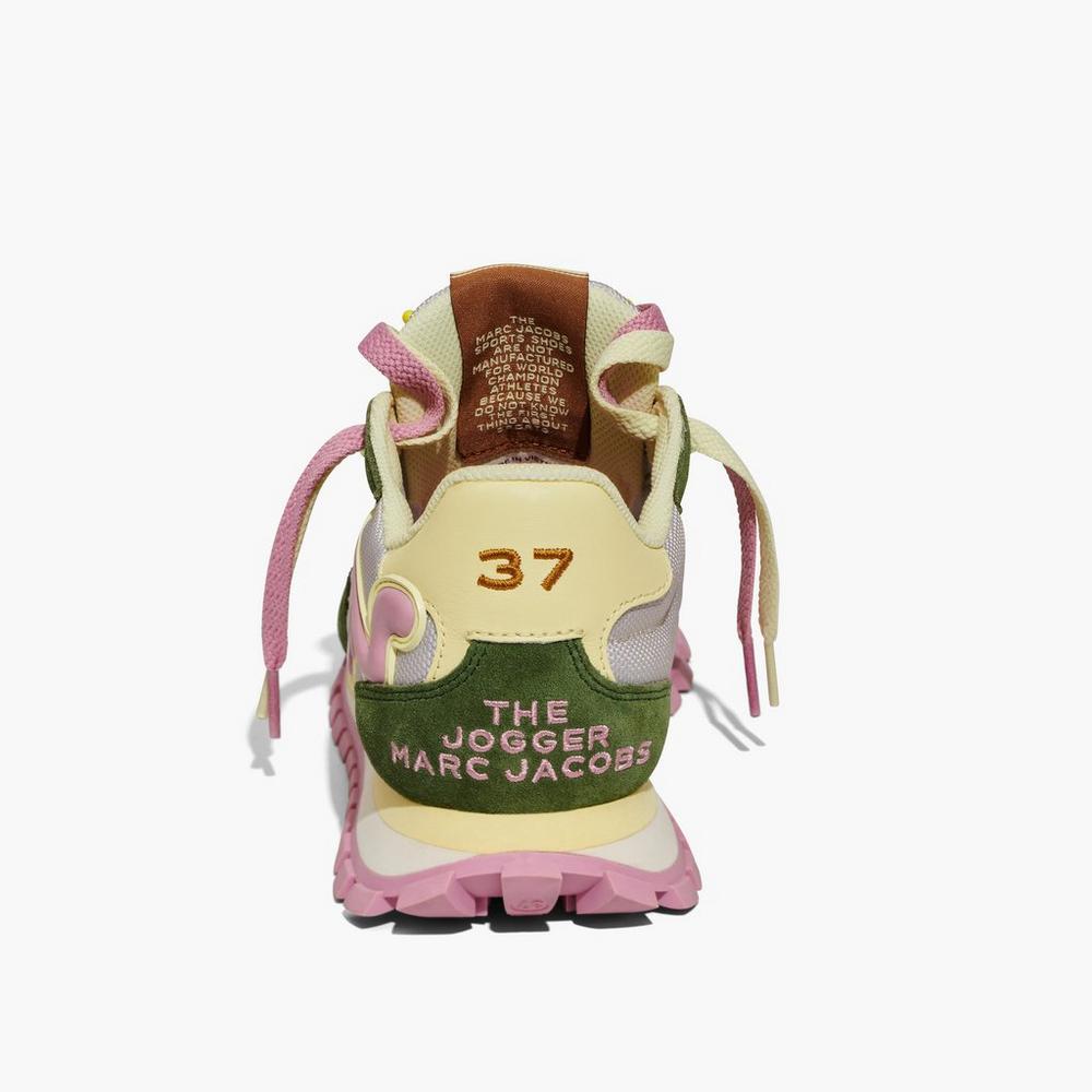 Tenis Marc Jacobs Jogger Mujer Multicolor Rosas | 12549GNJT