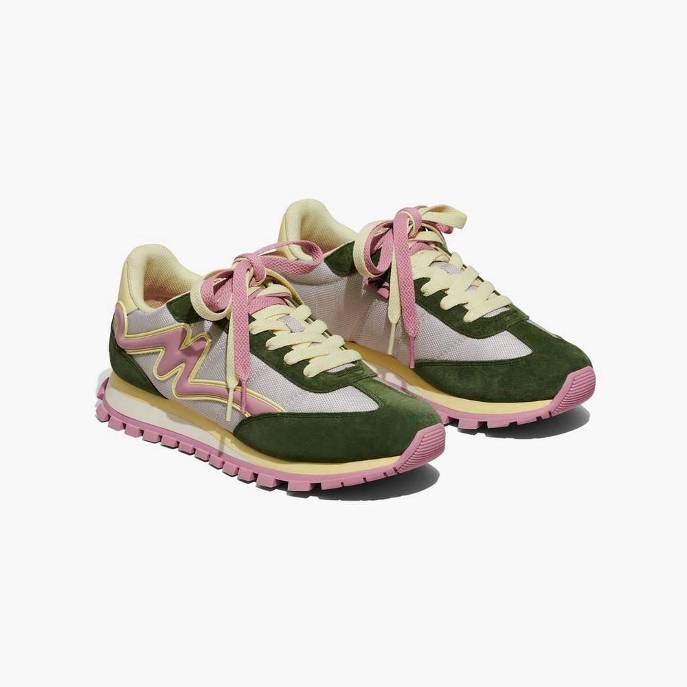 Tenis Marc Jacobs Jogger Mujer Multicolor Rosas | 12549GNJT