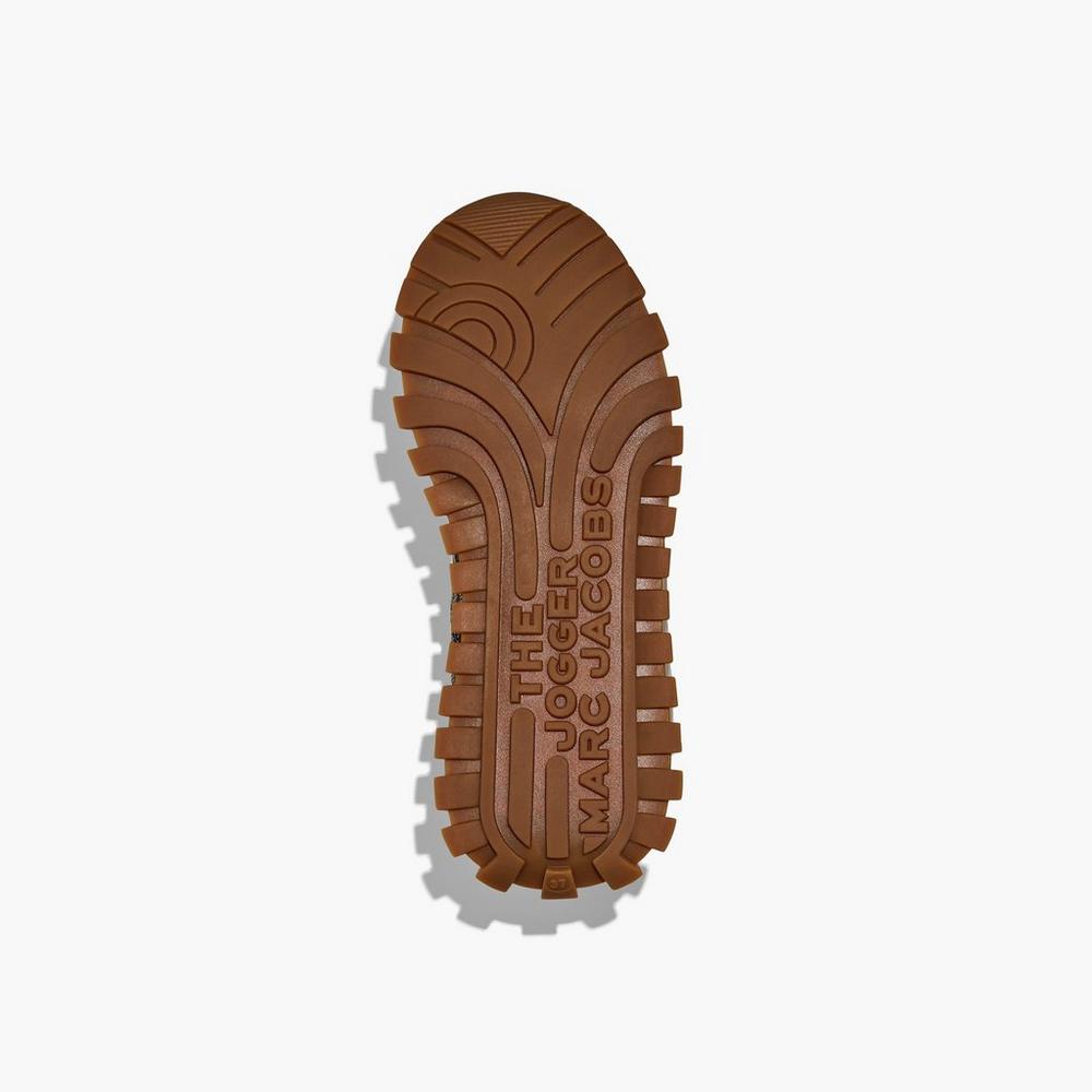 Tenis Marc Jacobs Monogram Jogger Mujer Beige Multicolor | 62701SWEX