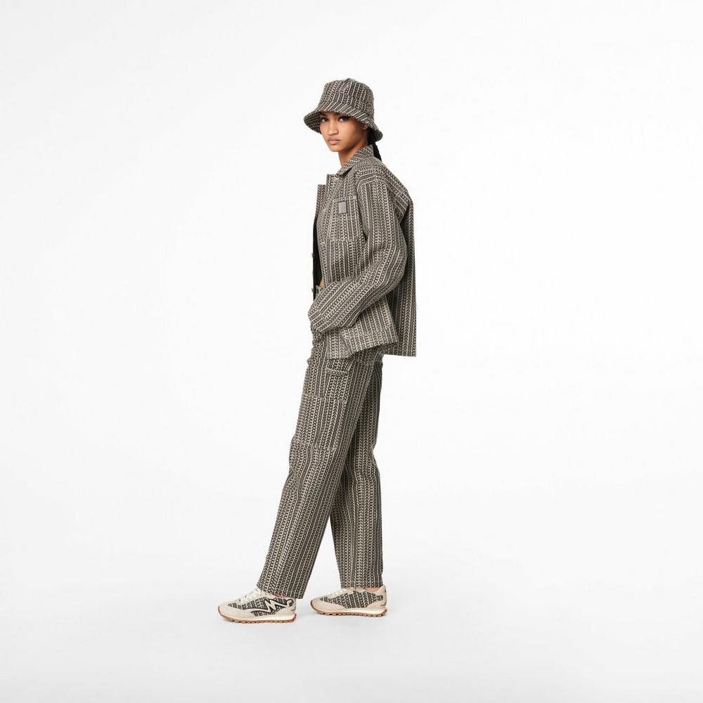 Tenis Marc Jacobs Monogram Jogger Mujer Beige Multicolor | 62701SWEX