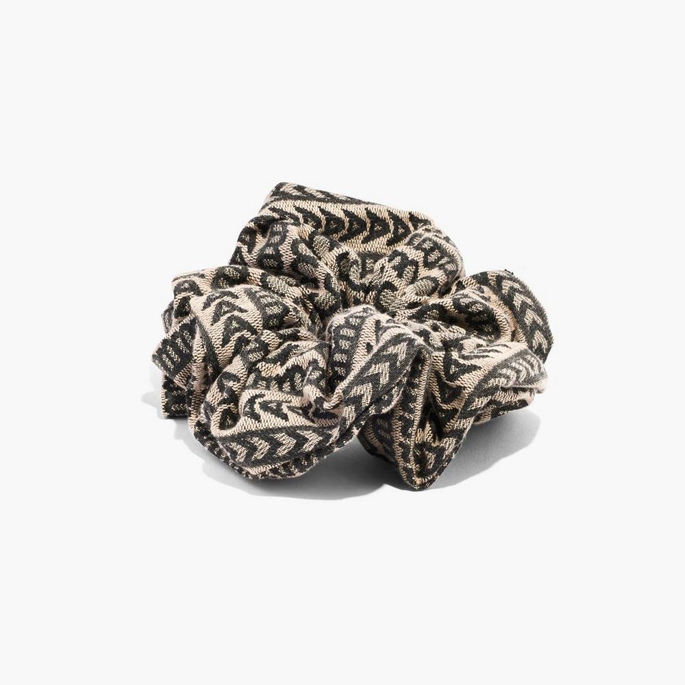 Accesorios Para El Cabello Marc Jacobs Monogram Jacquard Scrunchie Mujer Negros | 69470SXNL