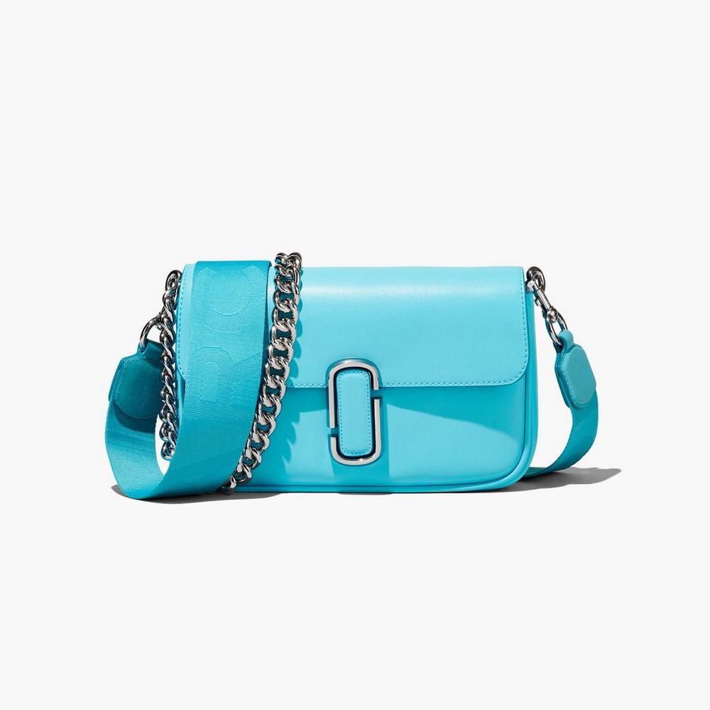 Bolsa De Hombro Marc Jacobs J Marc Soft Mujer Darkturquoise | 31694JTOI