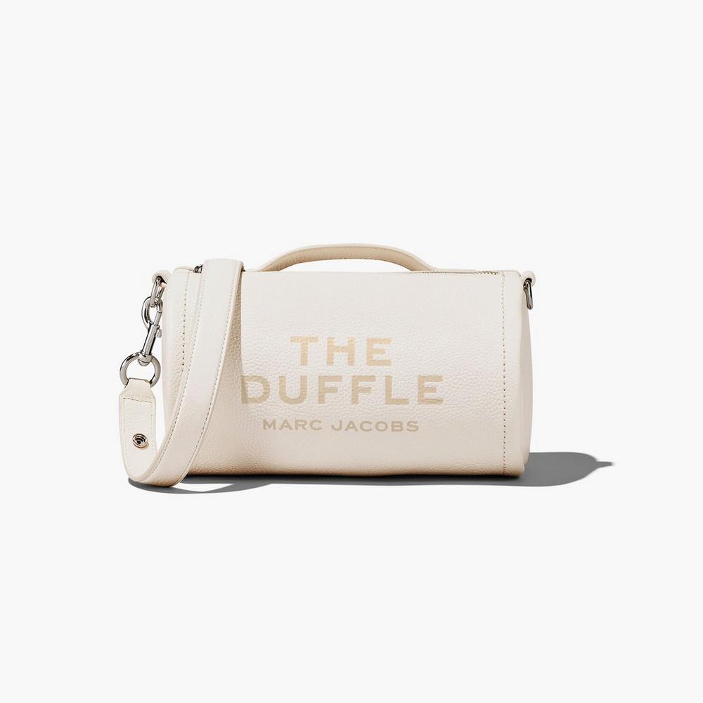 Bolsa Duffle Marc Jacobs Cuero Mujer Plateados | 86093CMEB