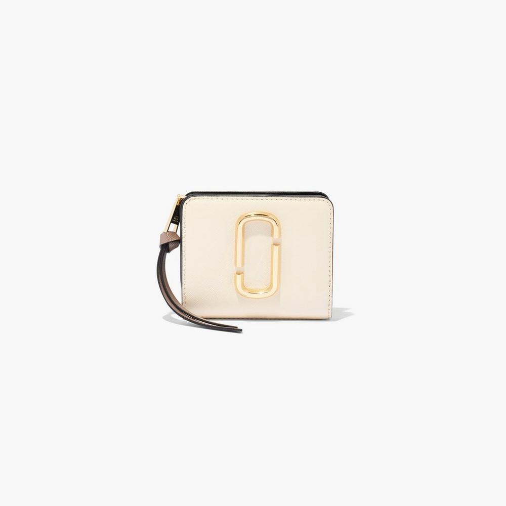 Bolsa Snapshot Marc Jacobs Mini Compact Wallet Mujer Blancos Multicolor | 52390ZCVS