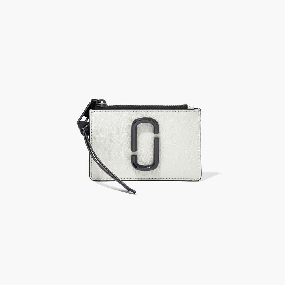 Bolsa Snapshot Marc Jacobs Top Zip Multi Wallet Mujer Negros Blancos | 05697LTAH