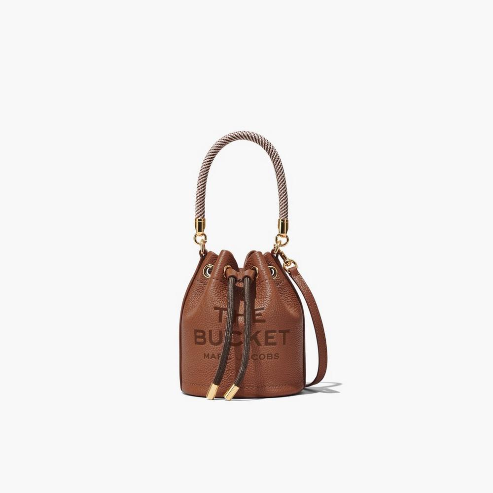 Bolso Saco Marc Jacobs Cuero Micro Mujer Marrom | 70926PMGQ