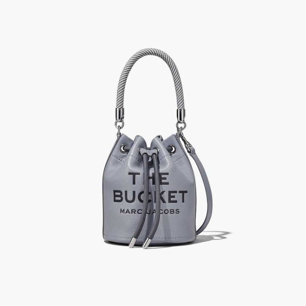 Bolso Saco Marc Jacobs Cuero Mujer Grises | 50178NMPD