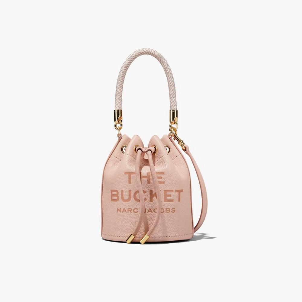 Bolso Saco Marc Jacobs Cuero Mujer Rosas | 92415QLKV