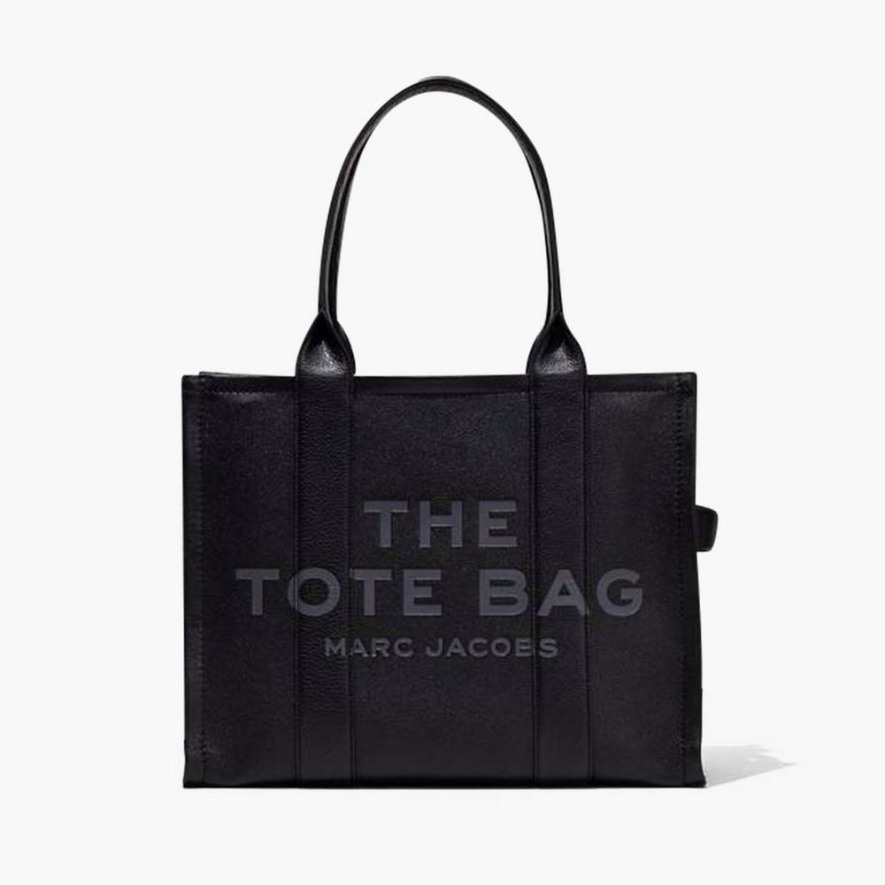 Bolso Tote Marc Jacobs Cuero Large Mujer Negros | 37918LWSI
