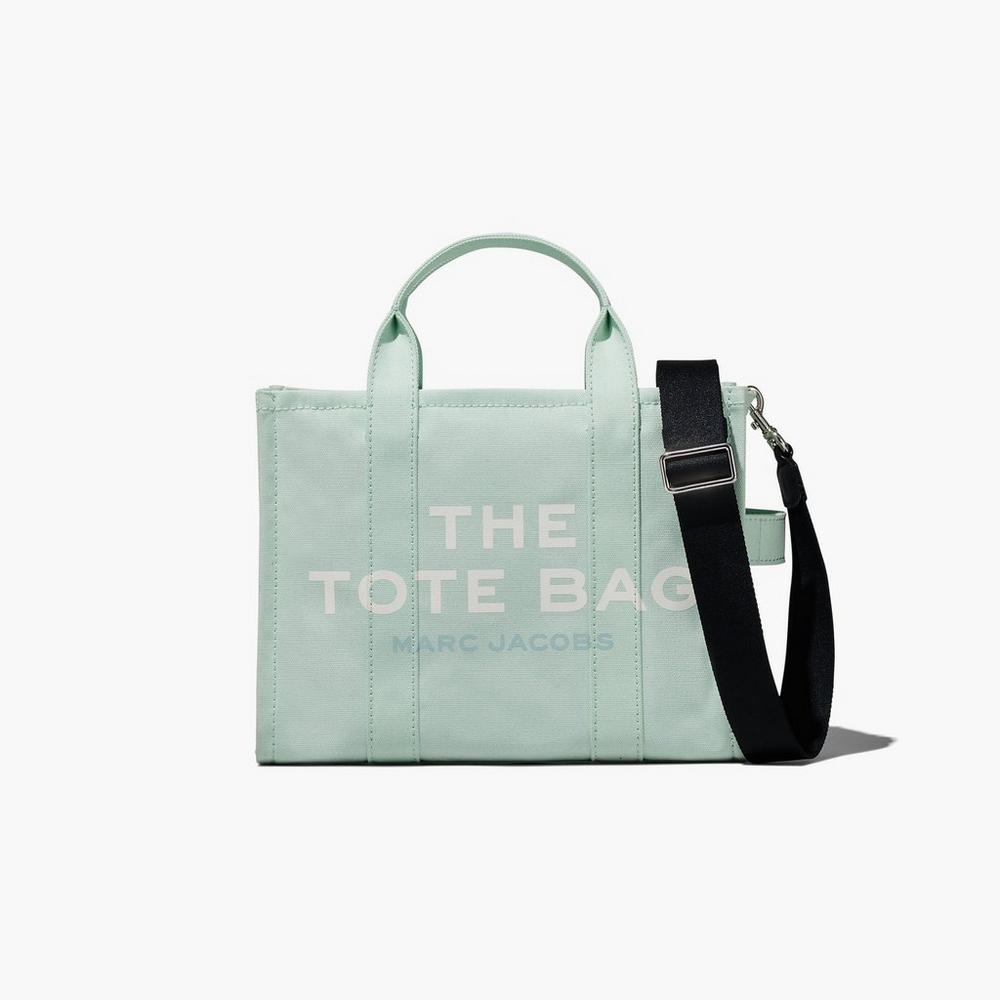 Bolso Tote Marc Jacobs Medium Mujer Paleturquoise | 13950VJAC